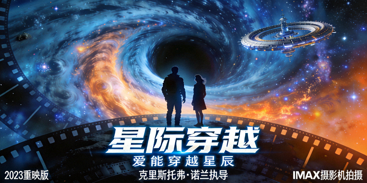 最新热门科幻电影《星际穿越》高清海报